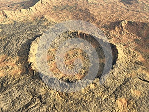 Impact crater