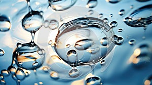 impact drop in water