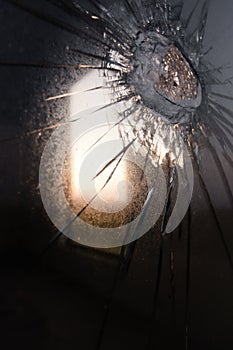 Impact on the glass