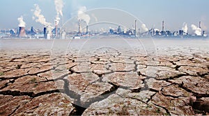 Impact of industrial development on the environment photo