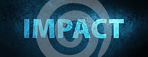 Impact special blue banner background