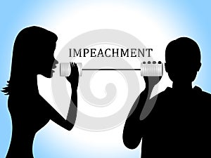 Impeach Talk To Remove Corrupt President Or Politician photo