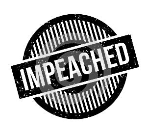 Impeached rubber stamp