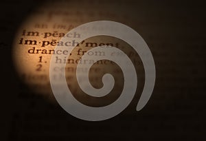 Impeachment dictionary definition