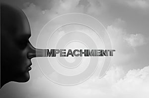 Impeachment And Impeach Concept photo