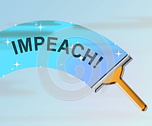 Impeachment Message To Impeach Corrupt President Or Politician photo