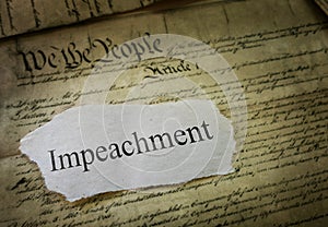 Impeachment news headline