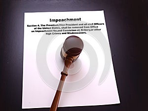 Impeachment of the President of the United States of America for violations against Article 4  from the US Constituition .