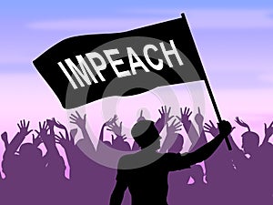 Impeachment Protesters To Impeach Corrupt President Or Politician photo