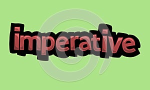 IMPEDANCE writing vector design on a green background