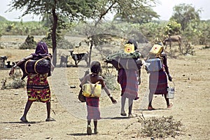 Impending famine and scarce water provision, Ethiopia