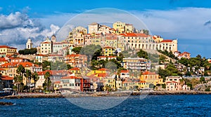 Imperia, a beautiful old town on italian Riviera, Italy