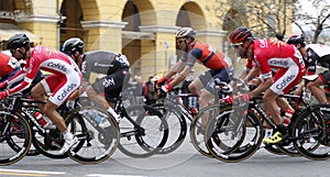 Bike race competition of milano sanremo