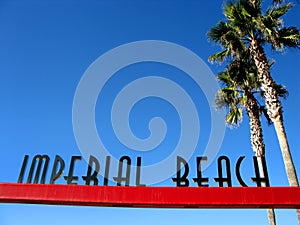 Imperial Beach City Sign photo