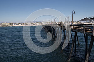 Imperial Beach Pier near Downtown San Diego, California photo