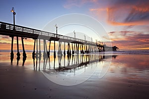 Imperial Beach Pier After Sunset