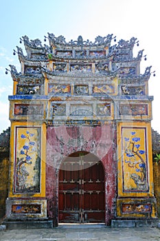 Imperial City Hue, Vietnam. Gate of the Forbidden City of Hue.