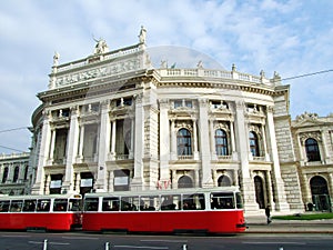 Imperial Court Theatre or The Burgtheater K.K. Hofburgtheater oder K.K. Theater an der Burg, Wien - Vienna, Austria