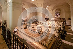The Imperial Crypt at New Market in Vienna Austria