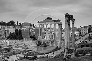 The Imperial Forum in Rome, Italy