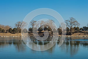 Imperial Gardens of the Old Summer Palace Yuanming Yuan in Beijing, China