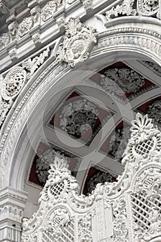 Imperial gate at Dolmabahce Palace in Istanbu