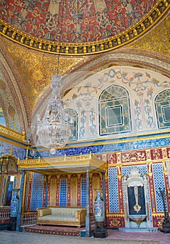 Imperial Hall in Topkapi Palace Harem photo