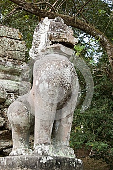 Imperial Lion statue, Preah Khan Temple