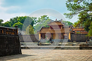 Imperial Minh Mang Tomb in Hue, Vietnam