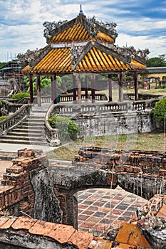 Imperial Minh Mang Tomb in Hue, Vietnam