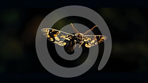 Imperial Moth in Flight