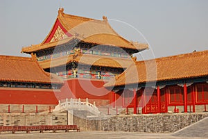 Imperial Palace in Beijing. Forbidden city.