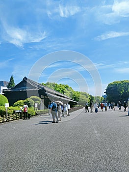 Imperial Palace East garden in Tokyo