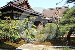 imperial palace (kyoto-gosho) in kyoto (japan)
