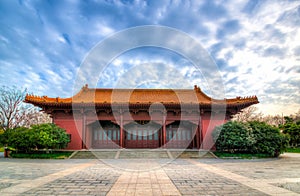 Imperial Palace of Ming Dynasty in Nanjing, China