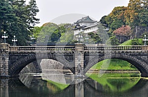 Imperial Palace and Nijubashi bridge, Japan