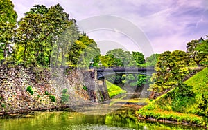 Imperial Palace with Nijubashi Bridge in Tokyo