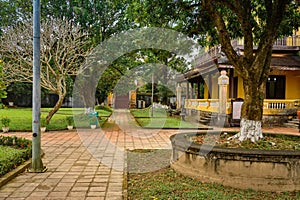 Imperial Royal Palace of Nguyen dynasty in Hue, VIETNAM.