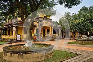 Imperial Royal Palace of Nguyen dynasty in Hue, VIETNAM.