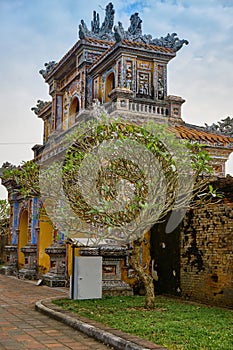 Imperial Royal Palace of Nguyen dynasty in Hue, VIETNAM.