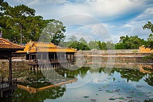 Imperial Royal Palace of Nguyen dynasty in Hue, Vietnam. Hue is