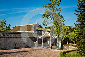 Imperial Royal Palace of Nguyen dynasty in Hue, Vietnam. Unesco