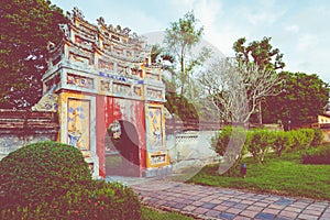 Imperial Royal Palace of Nguyen dynasty in Hue, Vietnam. Unesco