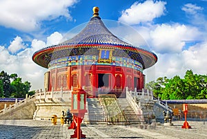 The Imperial Vault of Heaven in the complex Temple of Heaven in