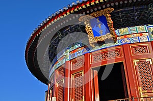 Imperial Vault of Heaven, Temple of Heaven complex, an Imperial Sacrificial Altar in Beijing.