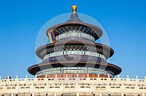 Imperial Vault Temple of Heaven Beijing China Built in 1400s in MIng Dynasty