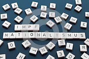 `Impfnationalismus` the word stands for nationalistic conduct in the corona crisis. For background.