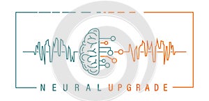 Implantation of a neural chip into the human brain.