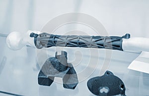 Implants and prostheses printed on 3D printer from biocompatible titanium powder