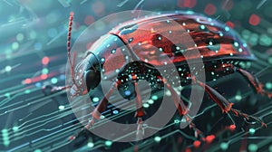 Implement generative AI algorithms to detect and automatically fix bugs in codebases within EIDEs